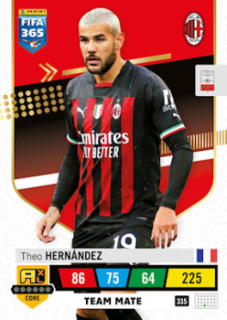Theo Hernandez A.C. Milan 2023 FIFA 365 Team Mate #335